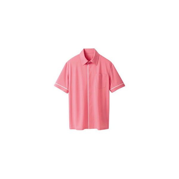 セロリー 半袖ニットシャツ（ユニセックス） ピンク SS 63343（直送品）