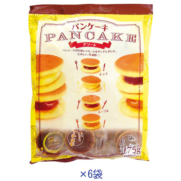天恵製菓 パンケーキアソート  1セット（6袋）