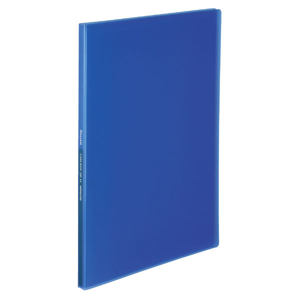 コクヨ 固定式クリアファイル ＜Glassele＞（グラッセル） A4タテ 20ポケット ブルー 青 半透明 ラ-GL20B 1箱（10冊入）