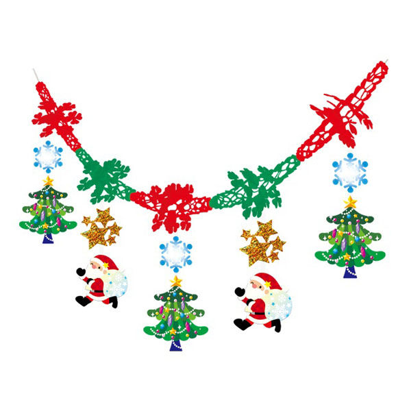 クサカ クリスマスナイトガーランド　店舗装飾 吊り下げ 施設 クリスマス 冬 日本製 XMGL4508 1個（直送品）