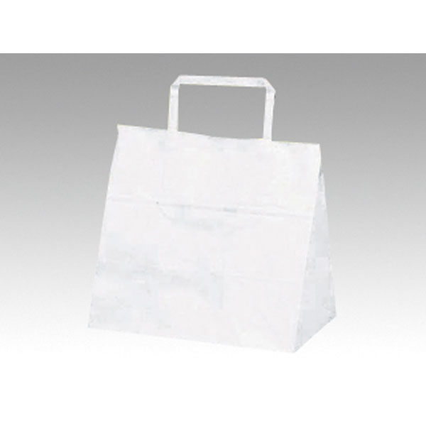 福助工業 紙袋 紙手提袋 ラッピーバッグNo.10 晒無地 0121401 1袋(50個)（直送品）