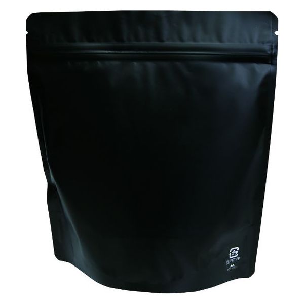 ヤマニパッケージ  コーヒー用袋 COT-832N アルミスタンドチャック袋300gマット黒バルブ無 500枚(50枚×10)（直送品）