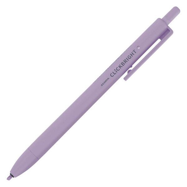 ゼブラ 蛍光ペン クリックブライト 紫 WKS30-PU 1セット（10本）