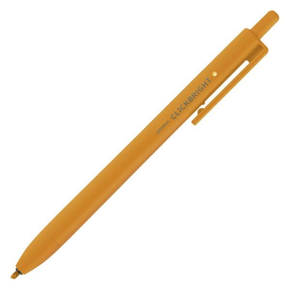 ゼブラ 蛍光ペン クリックブライト オレンジ WKS30-OR 1セット（10本）