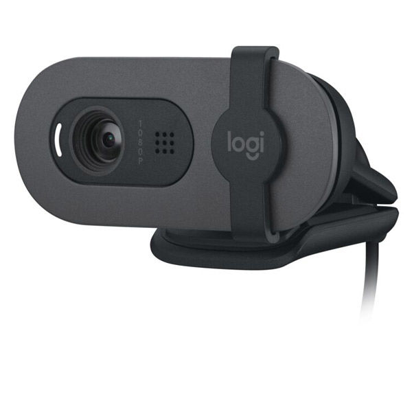ロジクール WEBカメラ フルHD 1080p マイク内蔵 プライバシーシャッター付き BRIO 105 BRIO105GR 1台