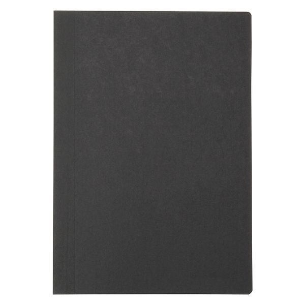 無印良品 上質紙 フラットに開くノート B6 横罫 80枚 黒 良品計画