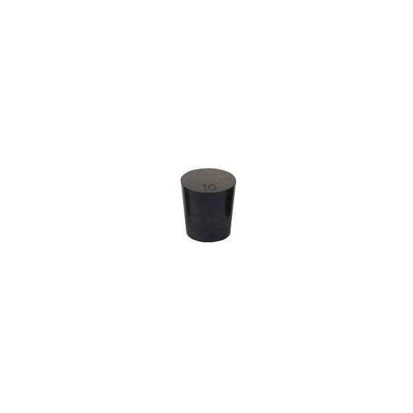 コクゴ フッ素ゴム栓 黒 24-7998-07 1個（直送品）