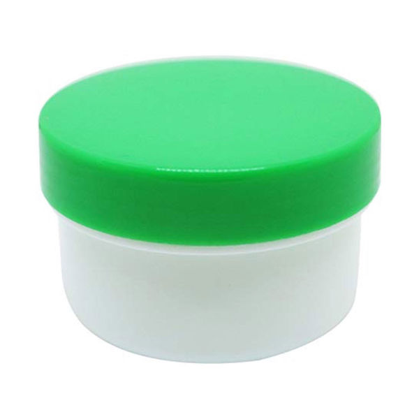 エムアイケミカル 軟膏容器プラ壷Ａー５号（未滅菌） 緑 6105 1箱（50個入）（直送品）