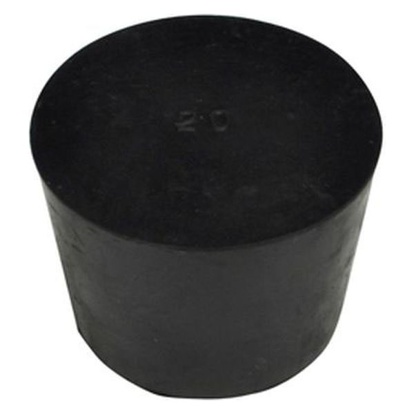コクゴ ゴム栓(天然ゴム栓)黒 24-7367-05 1個（直送品）