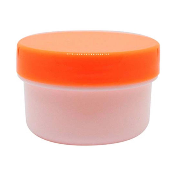 エムアイケミカル 軟膏容器プラ壷Ｎー４号（未滅菌） オレンジ 6904-00 1箱（50個入）（直送品）