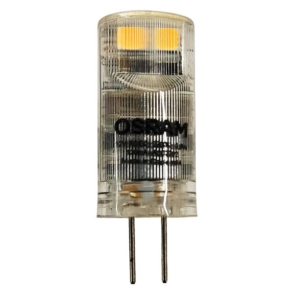 OSRAM J12V10Wハロゲンランプ形LEDランプ LED G4 ST PIN10 0.9W/2700K CL 1セット（5個）（直送品）