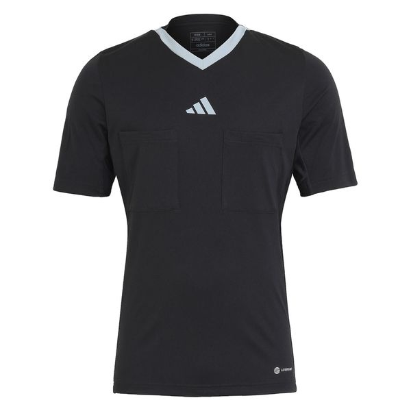 adidas(アディダス) サッカー シャツ ウェア REF 22 ジャージー J/S ブラック Q5484 1セット(1枚入×1)（直送品）