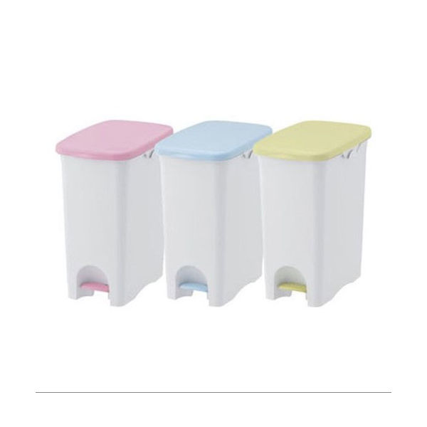 リス ペダルペール ニーナカラー 45L ゴミ箱 3色セット（ピンク･ブルー･グリーン） 1セット（3個） ペタル式フタ付 分別 オリジナル（わけあり品）