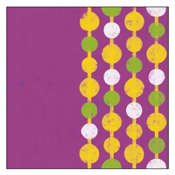 P・O・Pプロダクツ キャンバス　Ｐａｔｔｅｒｎ　丸柄（紫）　Ｓ２０　Ｎｏ．４３９３４ 073819 1枚（直送品）