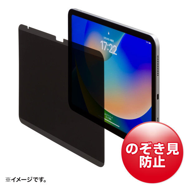 サンワサプライ 第10世代iPad 10.9インチ用マグネット式プライバシーフィルム LCD-IPAD109PF 1枚（直送品）