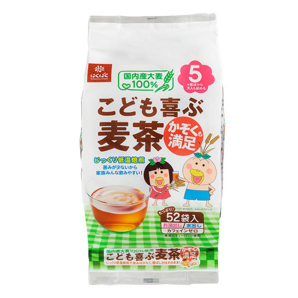 はくばく こども喜ぶ麦茶 52袋 416g×12個 4902571271253（直送品）