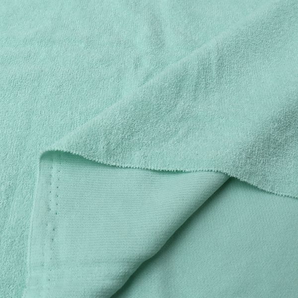 日本紐釦貿易 ウルトラパル生地（タオル生地） 巾約92cm×8m切売　ベビーブルー IBK6340-4（直送品）