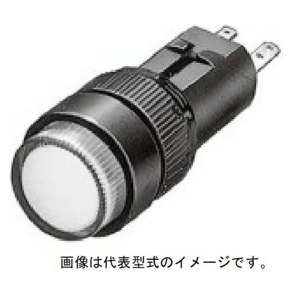 IDEC APシリーズ LED式小形表示灯Φ12 丸平形 DC6V AP2M166G 1個（直送品）