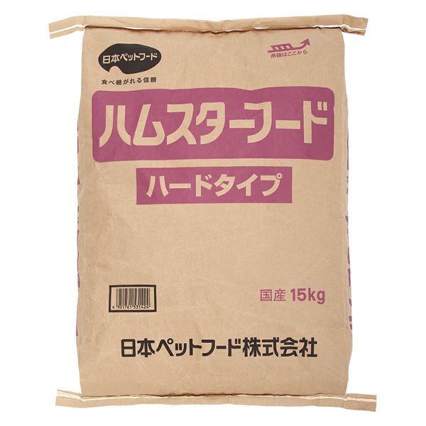 日本ペットフード ハムスターフード　ハードタイプ　１５ｋｇ 287668 1袋（直送品）