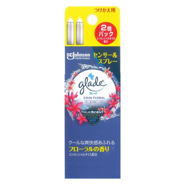 グレード 消臭 センサー＆スプレー クールフローラルの香り 付け替え用 18ml (2本入り) 詰め替え 芳香剤 消臭剤 ジョンソン