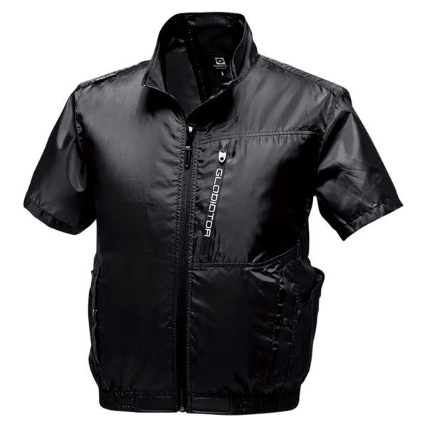 グラディエーター G-6210  空調風神服　ボルトクール　半袖ジャケット 3L ブラック コーコス信岡 1着（直送品）