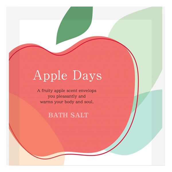 【ワゴンセール】入浴剤 アップルデイズ バスソルト りんごの香り 30g 1包 ジーピークリエイツ