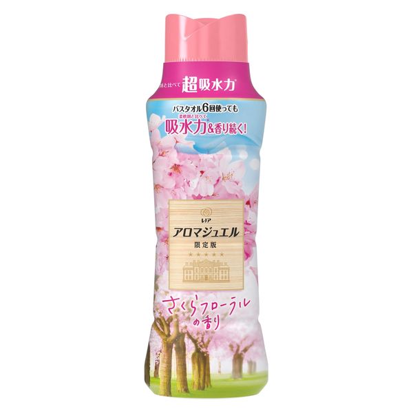 【数量限定】レノアハピネス アロマジュエル さくらフローラル 本体 445mL 1個 香り付け専用剤 P＆G