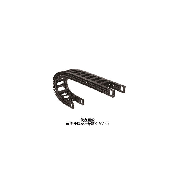 椿本チエイン TKQ形 プラケーブルベヤ TKQ15H28EーHS60 TKQ15H28E-HS60 1セット(23個)（直送品）