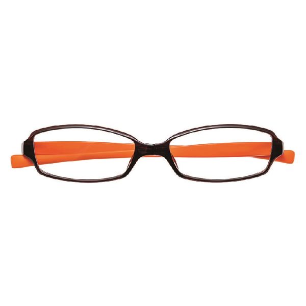 ハグ・オザワ 変なメガネ　老眼鏡　スクエア型　ブラウン／オレンジ　+1.0 HM-1001/COL6/52/+1.0 1パック（直送品）