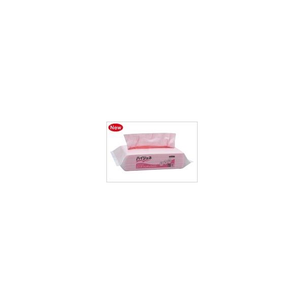日本製紙クレシア 不織布ワイパー ハイジェネ/大箱単位 62101 ピンク ハンディワイパー 1BOX(1600枚)（直送品）