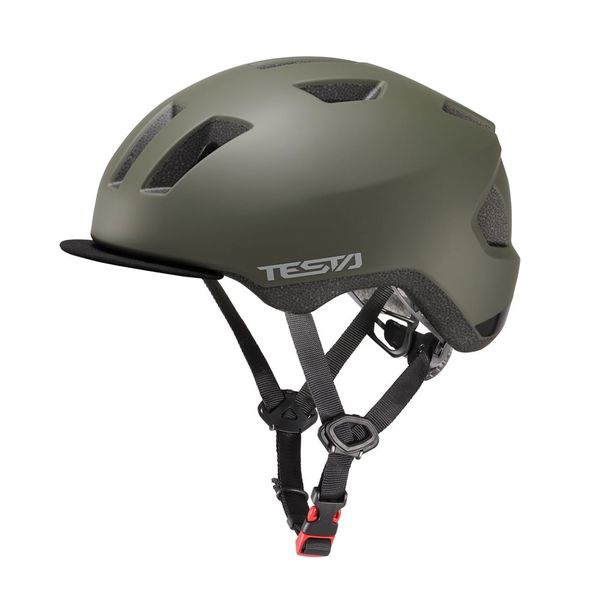 オージーケーカブト ヘルメット TESTA（テスタ） 56-58cm マットカーキ 20611439 1個（直送品）