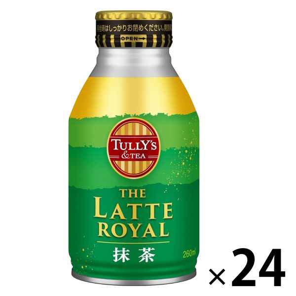 伊藤園 TULLY'S＆TEA（タリーズ）ザ ラテロイヤル 抹茶 260ml 1箱（24缶入）