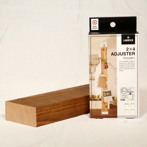 大日本木材防腐　ラブリコ(ブロンズ)＋2×4材(BRIWAX)　セット時全長2200mm　1セット（木材1本、パーツ2個）（直送品）