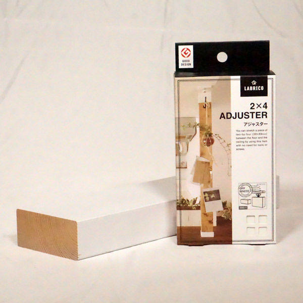 大日本木材防腐　ラブリコ(ブロンズ)＋2×4材(ホワイト)　セット時全長2210mm　1セット（木材1本、パーツ2個）（直送品）