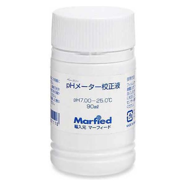 マーフィード エコペーハー　ｐＨメーター標準液（校正液）（７．００ー２５℃）　９０ｍｌ 12490 1個（直送品）