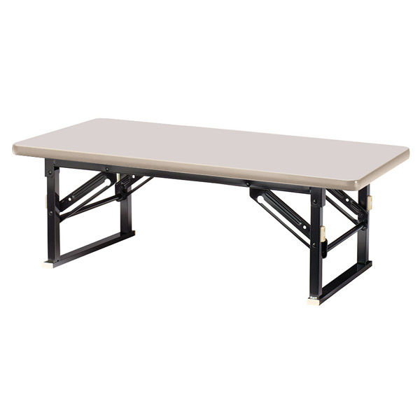 【軒先渡し】ニシキ工業 折り畳み座卓テーブル 幅900×奥行450×高さ330mm　 ニューグレー AZP-D0945S-NG 1台（直送品）