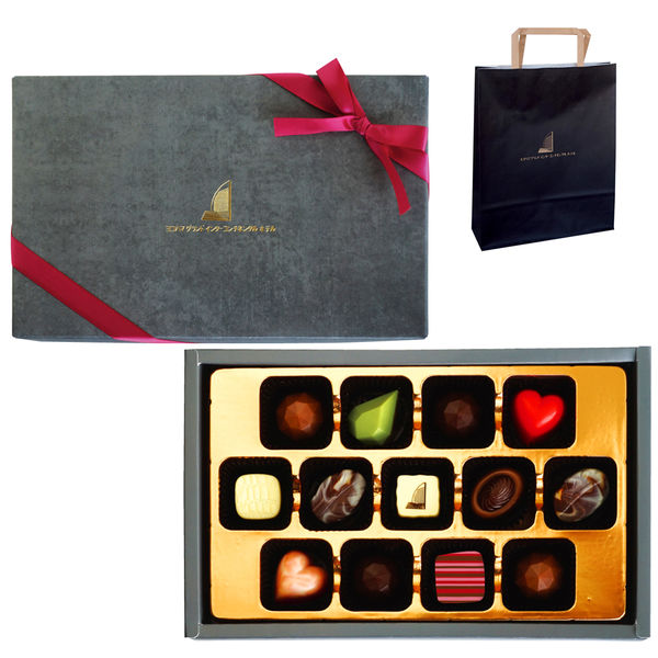 【ワゴンセール】ヨコハマグランドインターコンチネンタルホテル プラリネ13 1箱 手提げ袋付き チョコレート ギフト