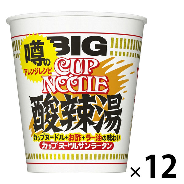 日清食品 カップヌードル 酸辣湯 ビッグ 1セット（12個）