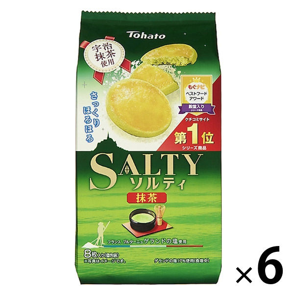 ソルティ 抹茶 6袋 東ハト ビスケット クッキー