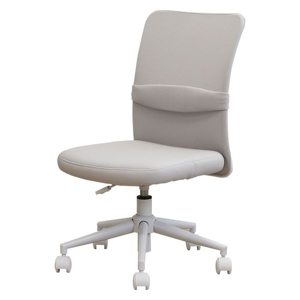 ネットフォース CLR クロレチェア 肘なし オフィスチェア 学習椅子 グレー CLR-1-AW-GY 1脚（直送品）
