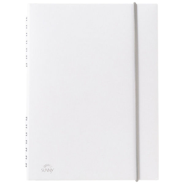 いろは出版 SUNNY リングノート 紙カバー A5変形 ホワイト LSN-02 1冊（直送品）