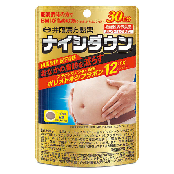 井藤漢方製薬 ナイシダウン 5個（ 60粒×5）