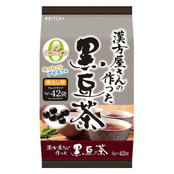井藤漢方製薬 漢方屋さんの作った黒豆茶 5個（5g×42袋×5） 健康茶