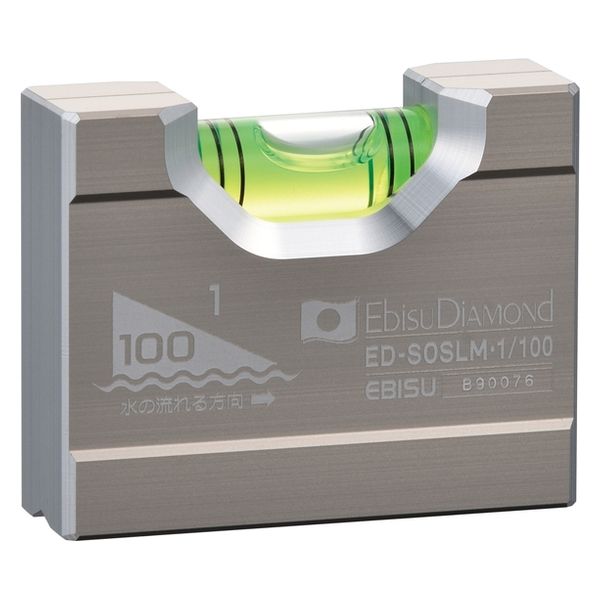 エビス 磁石付スロープレベル ED-SOSLM・1/100 1個（直送品）
