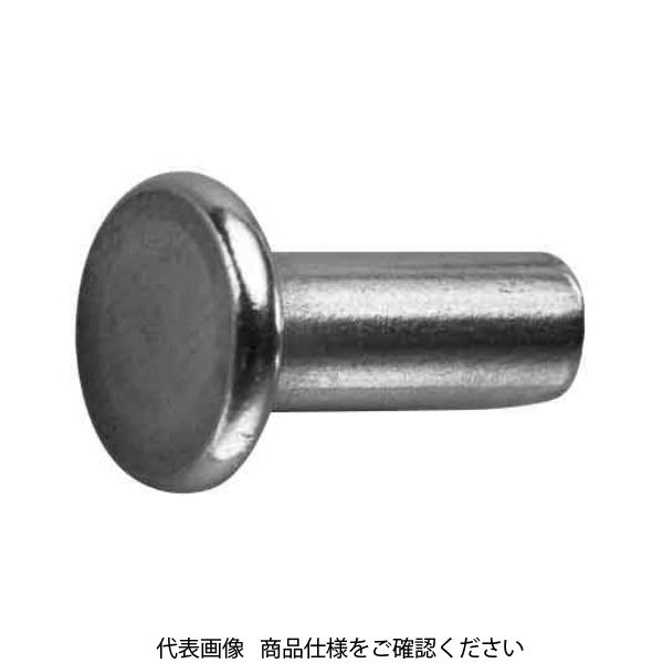 ファスニング J FA関連 部品 アルミ ウスヒラリベット 1.2 X 8 E00600120012008000 1箱（10000個）（直送品）