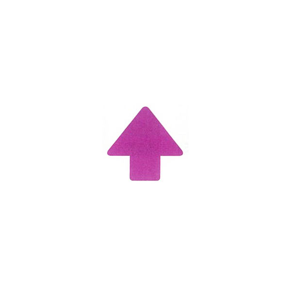 加藤商店 矢印10 アルミステッカー特大 赤紫 YJA-10X 1セット（20枚：10枚×2組）（直送品）