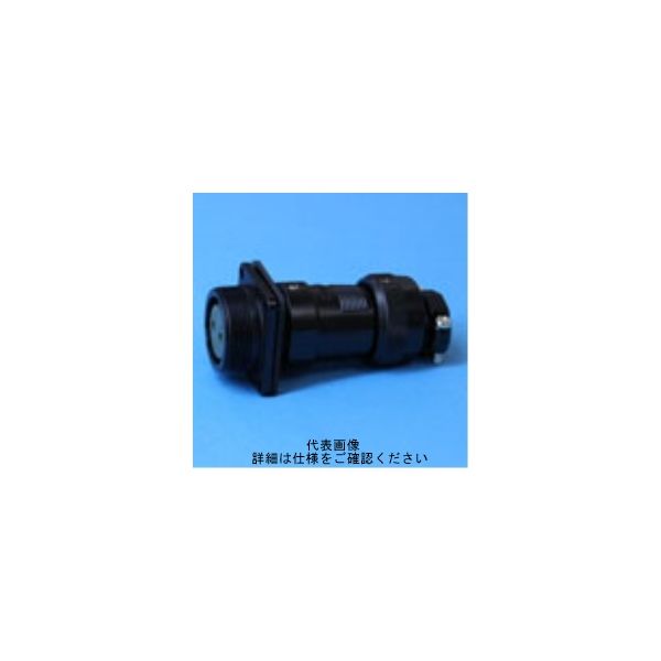 三和電気工業（SANWA） 丸形コネクタ（防水） SNW-2003-ASCF9 1セット（5個）（直送品）
