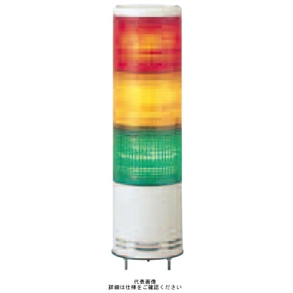 シュナイダーエレクトリック 赤黄緑 φ100 積層式LED表示灯+ブザー 100V 3段 UTLBー100ー3RYG UTLB-100-3RYG 1個（直送品）