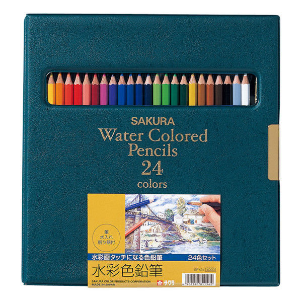 サクラクレパス 水彩色鉛筆２４色 ＥＰＹ２４ 1個