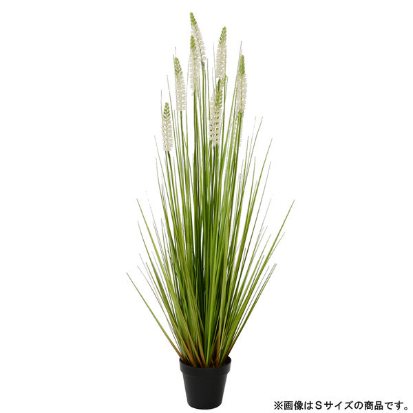 萩原 ホワイトラベンダーグラス 高さ約53cm 光触媒加工付き 人工観葉植物 1鉢（直送品）